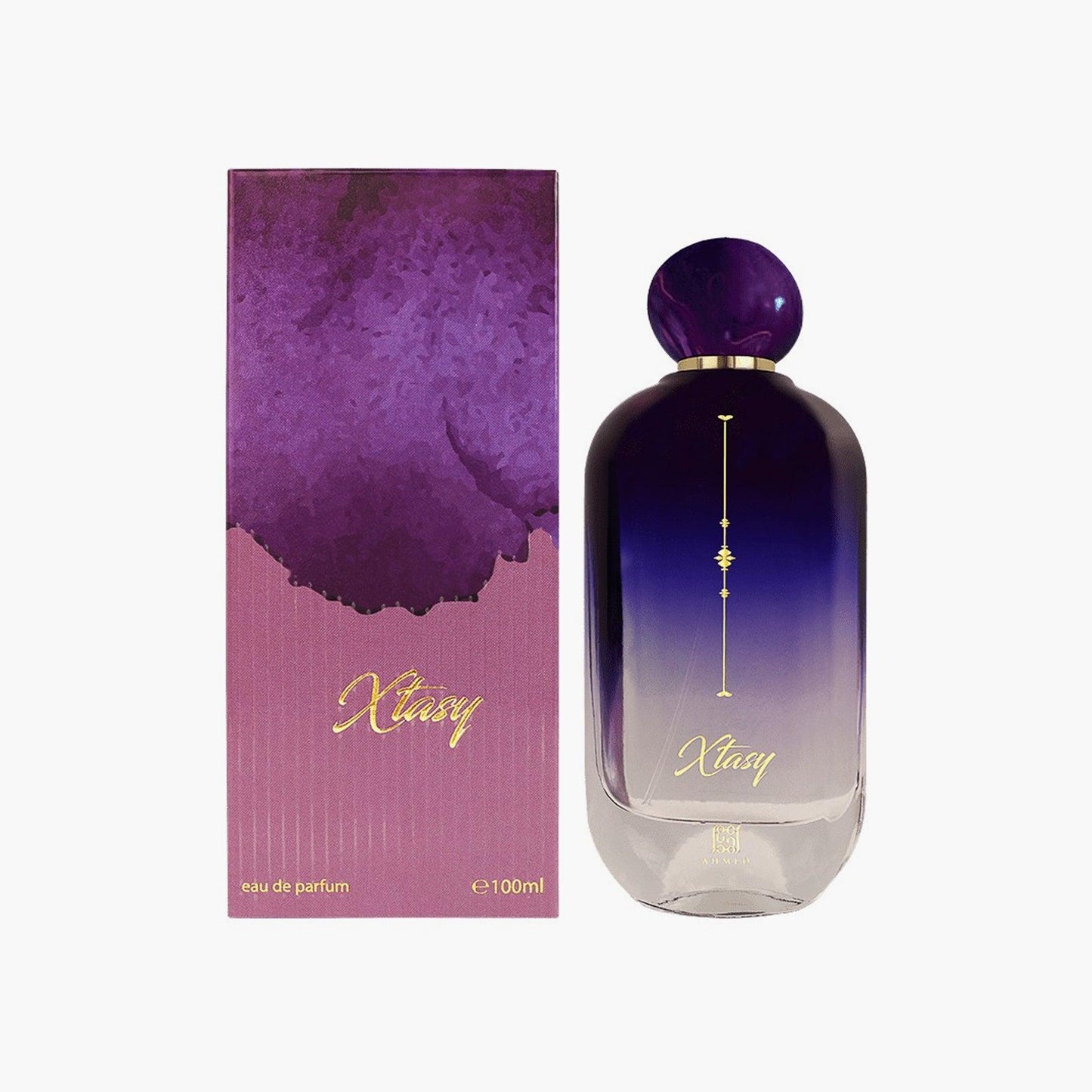 Ahmed Al Maghribi Xtasy Eau de Parfum 100ml Bottle and Box