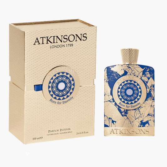 Atkinsons Born For Eternity Intense Parfum Unisex 100ml Bottle and Packaging