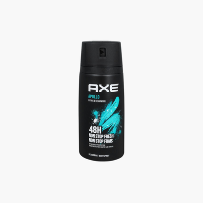 Axe Apollo Citrus & Cedar Wood 48H Non-Stop Fresh Deodorant Body Spray For Men 150ml