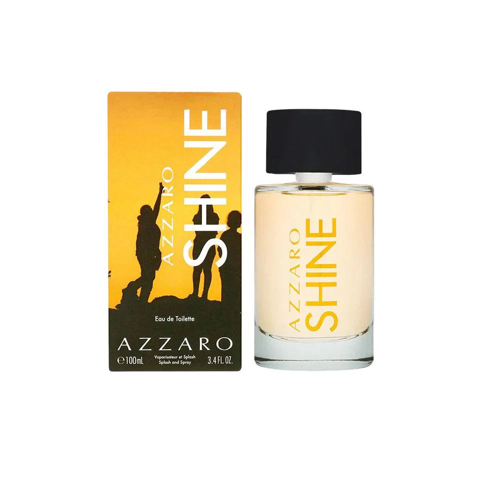 Azzaro Shine Eau de Toilette 100ml Bottle and Box