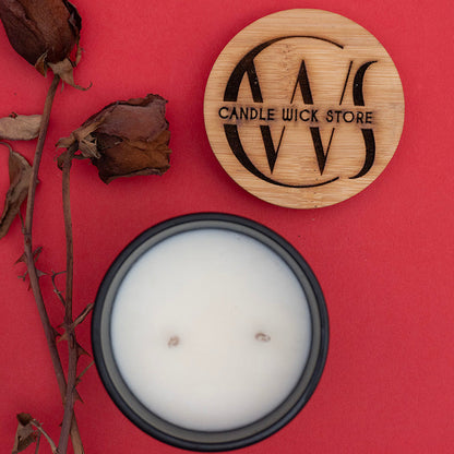 Candle Wick Store Barcelona Candle with Rose Bouquet Scent Side View