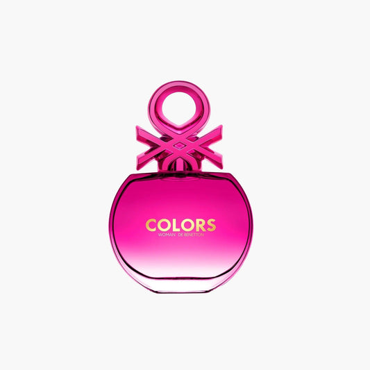 Benetton Colors Women Pink Eau de Toilette 80ml Bottle