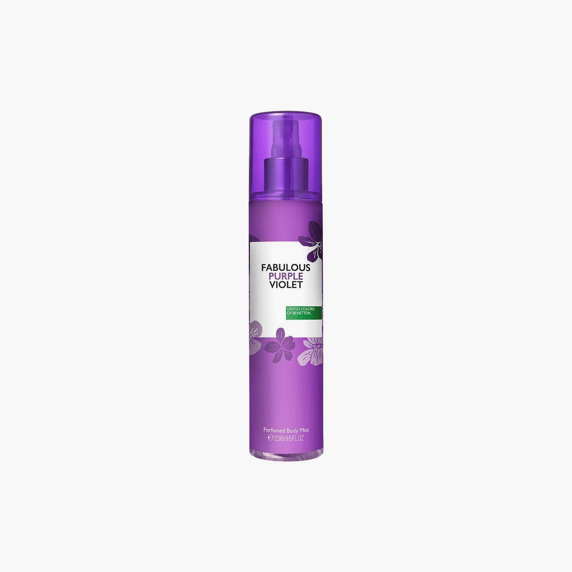 Benetton Fabulous Purple Violet Perfumed Body Spray For Women 236ml