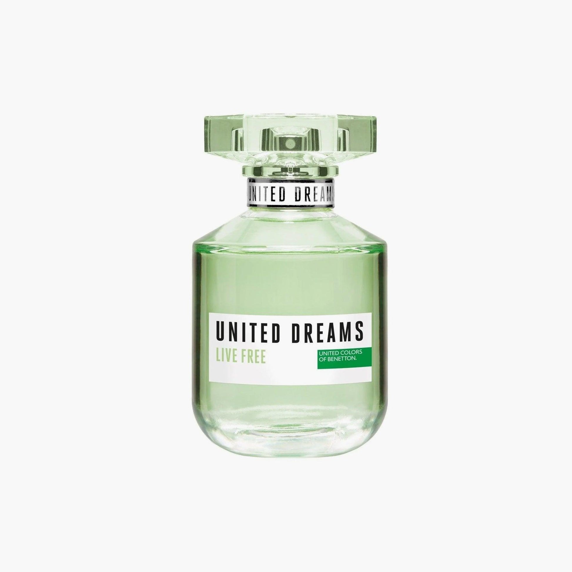 Benetton United Dreams Live Free Eau de Toilette 80ml Bottle