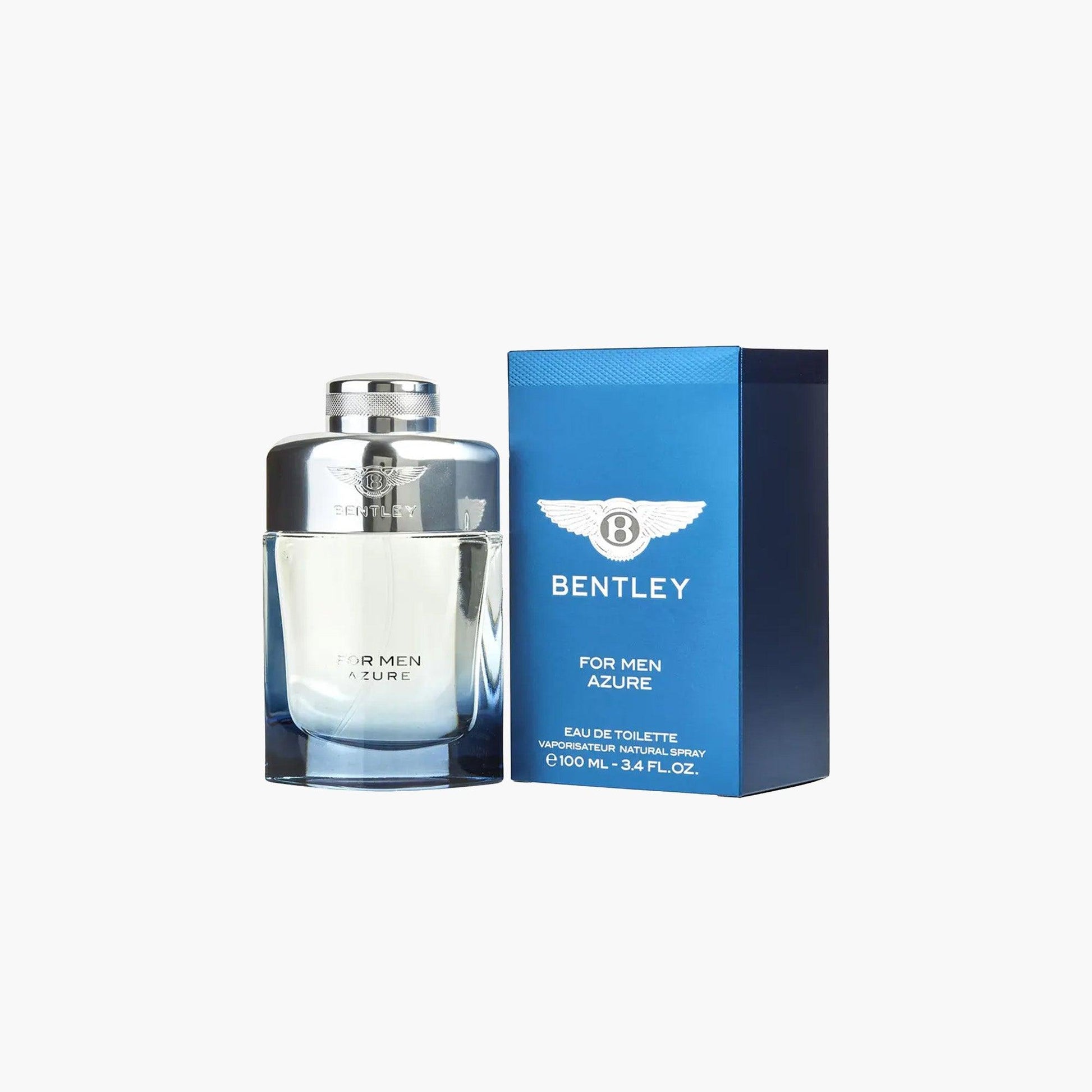 Bentley For Men Azure Eau de Toilette 100ml Bottle and Box