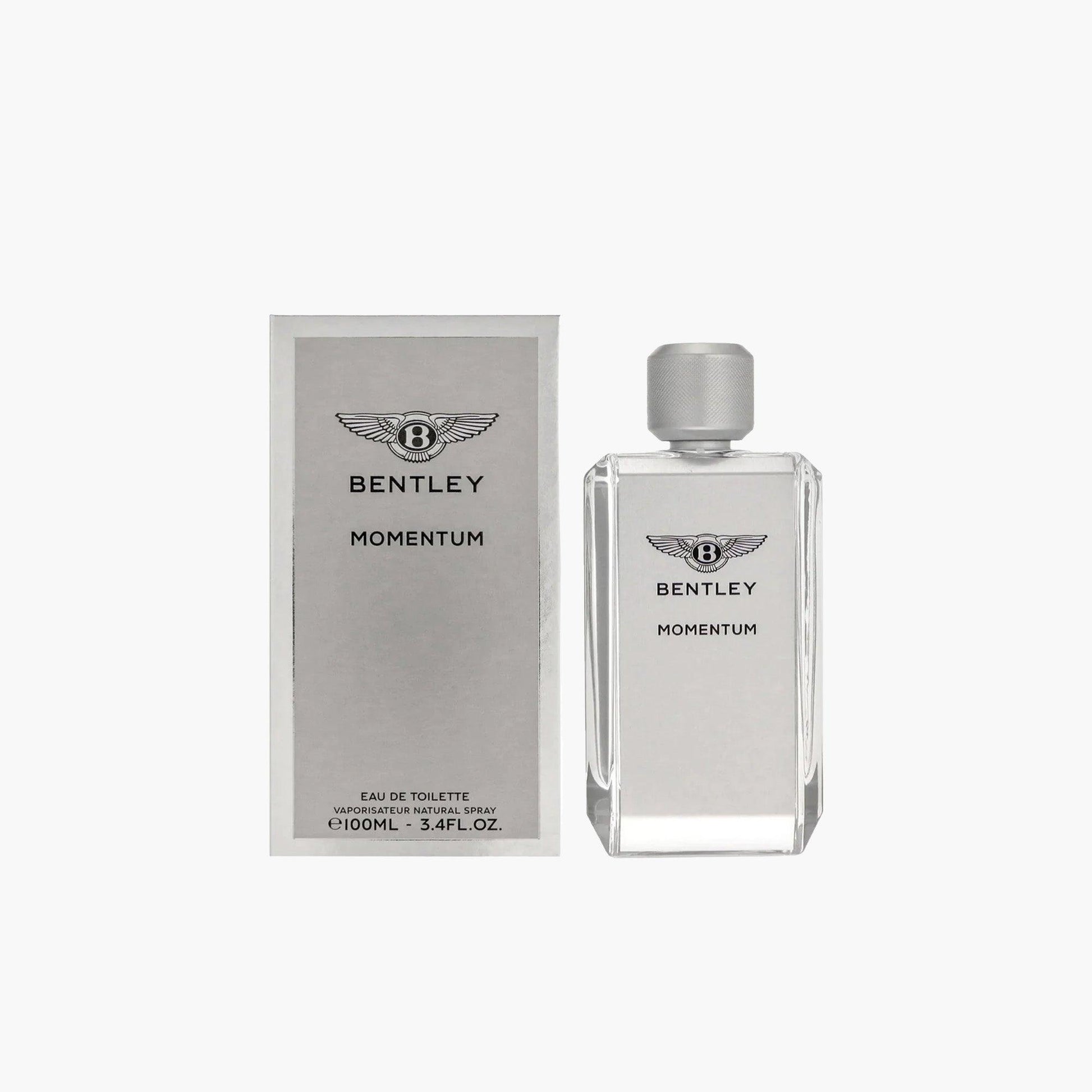 Bentley Momentum Eau de Toilette 100ml Bottle and Box