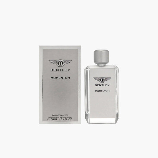 Bentley Momentum Eau de Toilette 100ml Bottle and Box