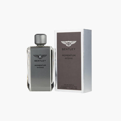 Bentley Momentum Intense Eau de Parfum 100ml Bottle and Box