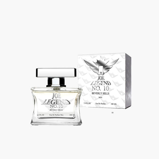 Beverly Hills Joe Legend No.10 Men Eau de Parfum 100ml Bottle and Box