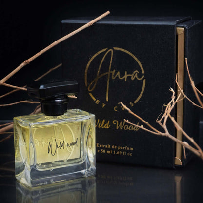 Candle Wick Store Aura Wild Wood Extrait De Parfum For Men 50ml Fragrance Notes and Details