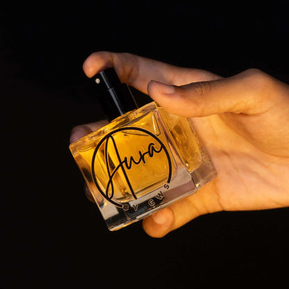 Candle Wick Store Aura Wild Wood Extrait De Parfum For Men 50ml Bottle and Packaging