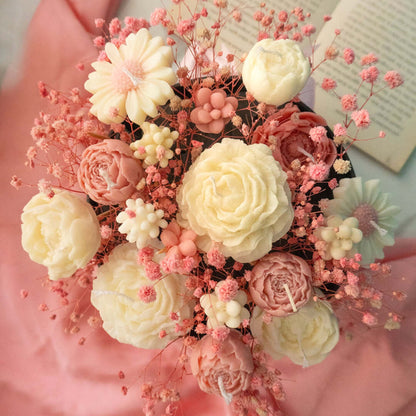 Candle Wick Store Blush Bloom Elegance Only Available in Karachi Bottle and Packaging