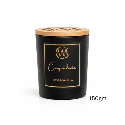 Candle Wick Store Cappadocia Candle with Rose and Vanilla Scent Fragrance Notes and Details