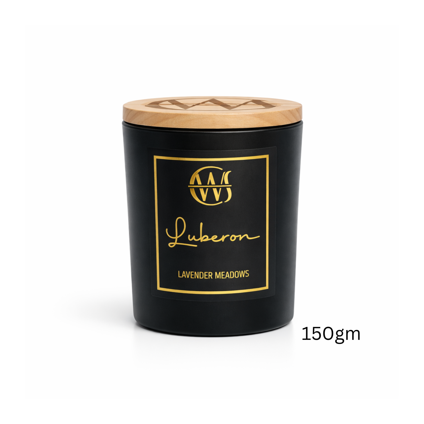 Candle Wick Store Luberon Candle with Lavender Meadows Scent Close-Up View