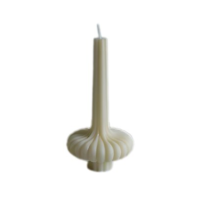 Candle Wick Store Ribbed Taper Pillar Candle Fragrance Notes and Details