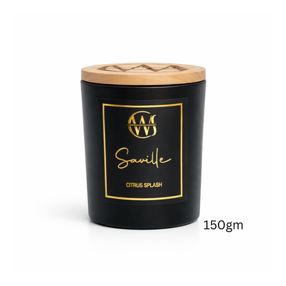 Candle Wick Store Saville Candle With Citrus Splash Scent Fragrance Notes and Details