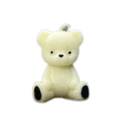 Candle Wick Store Special Teddy Bear Candle Bottle and Packaging