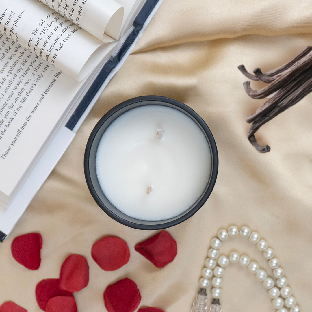 Candle Wick Store Cappadocia Candle with Rose and Vanilla Scent Side View