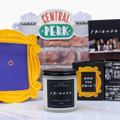Candle Wick Store Friends Series Themed Candle 200gm Bottle and Packaging