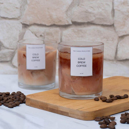 Candle Wick Store Iced Coffee Candle 200gm Bottle and Packaging