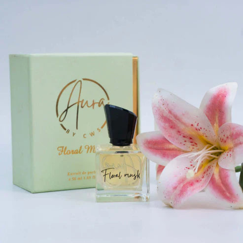 Candle Wick Store Aura Floral Musk Extrait De Parfum For Women 50ml Fragrance Notes and Details