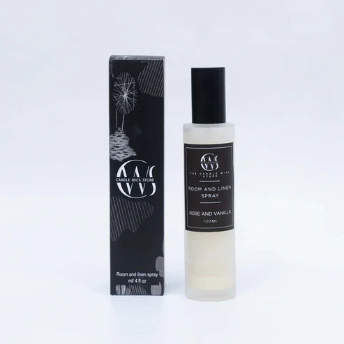 Candle Wick Store Room & Linen Rose & Vanilla Spray 120ml Fragrance Notes and Details