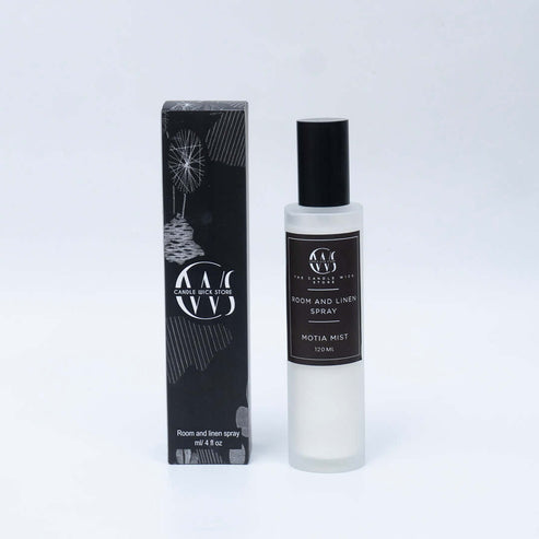 Candle Wick Store Room & Linen Motia Mist Spray 120ml Fragrance Notes and Details