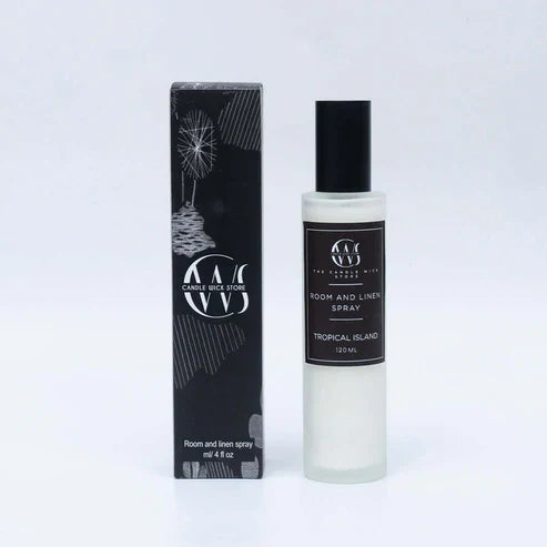 Candle Wick Store Room & Linen Tropical Island Spray 120ml Fragrance Notes and Details