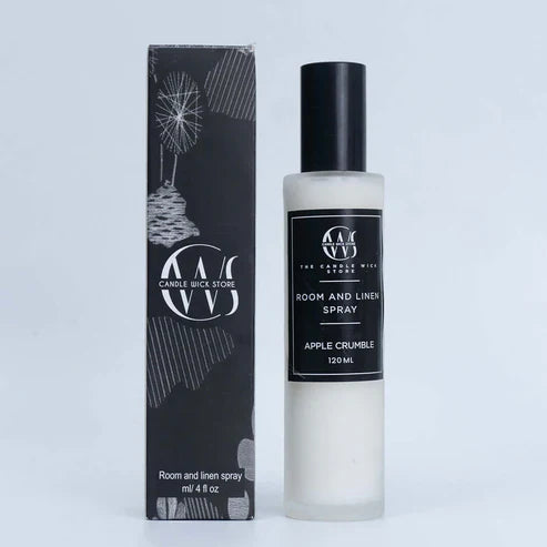 Candle Wick Store Room & Linen Apple Crumble Spray 120ml Fragrance Notes and Details
