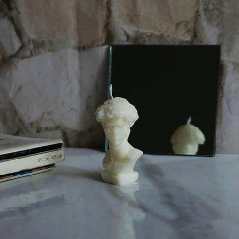 Candle Wick Store David Candle Side View