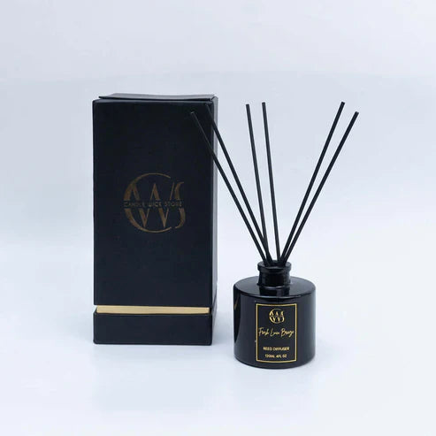Candle Wick Store Fresh Linen Breeze Reed Diffuser 120ml Fragrance Notes and Details