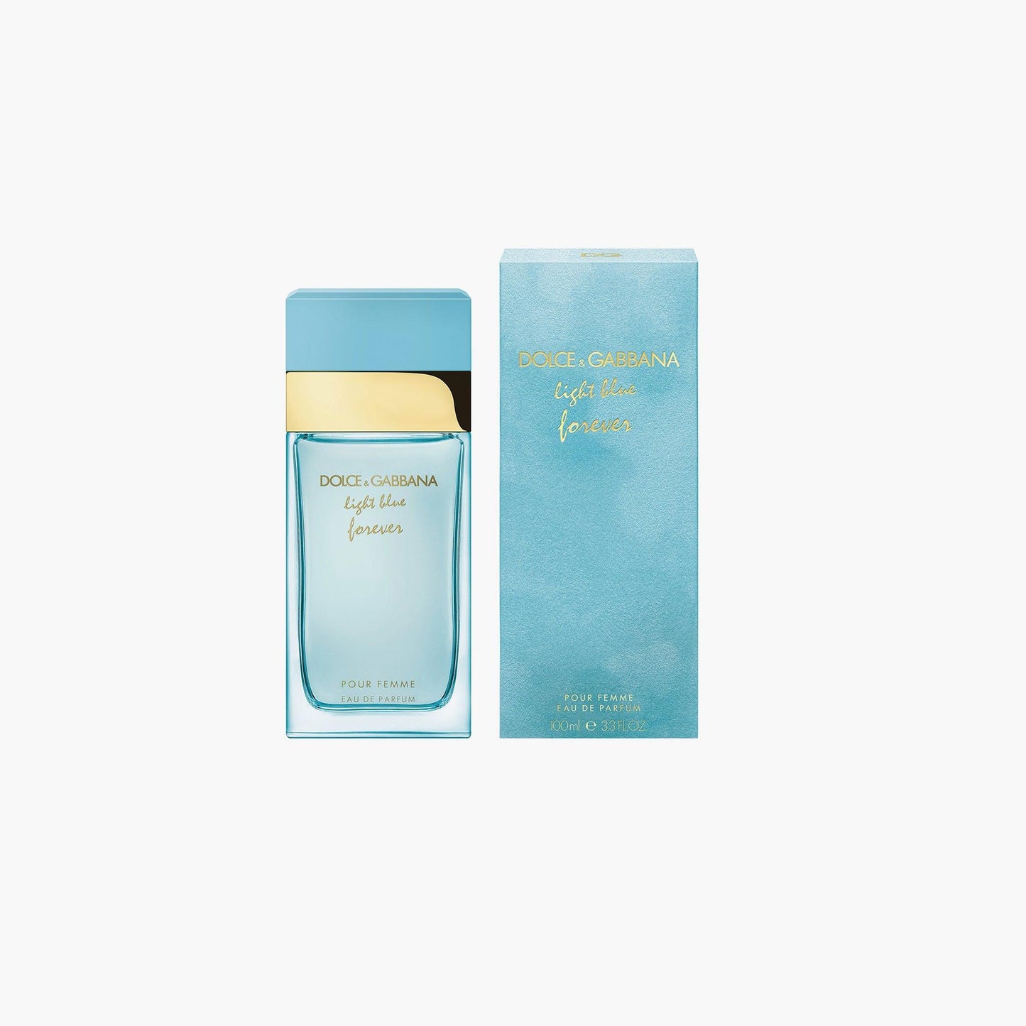 Dolce & Gabbana Light Blue Forever Pour Femme Eau de Parfum 100ml Bottle and Box