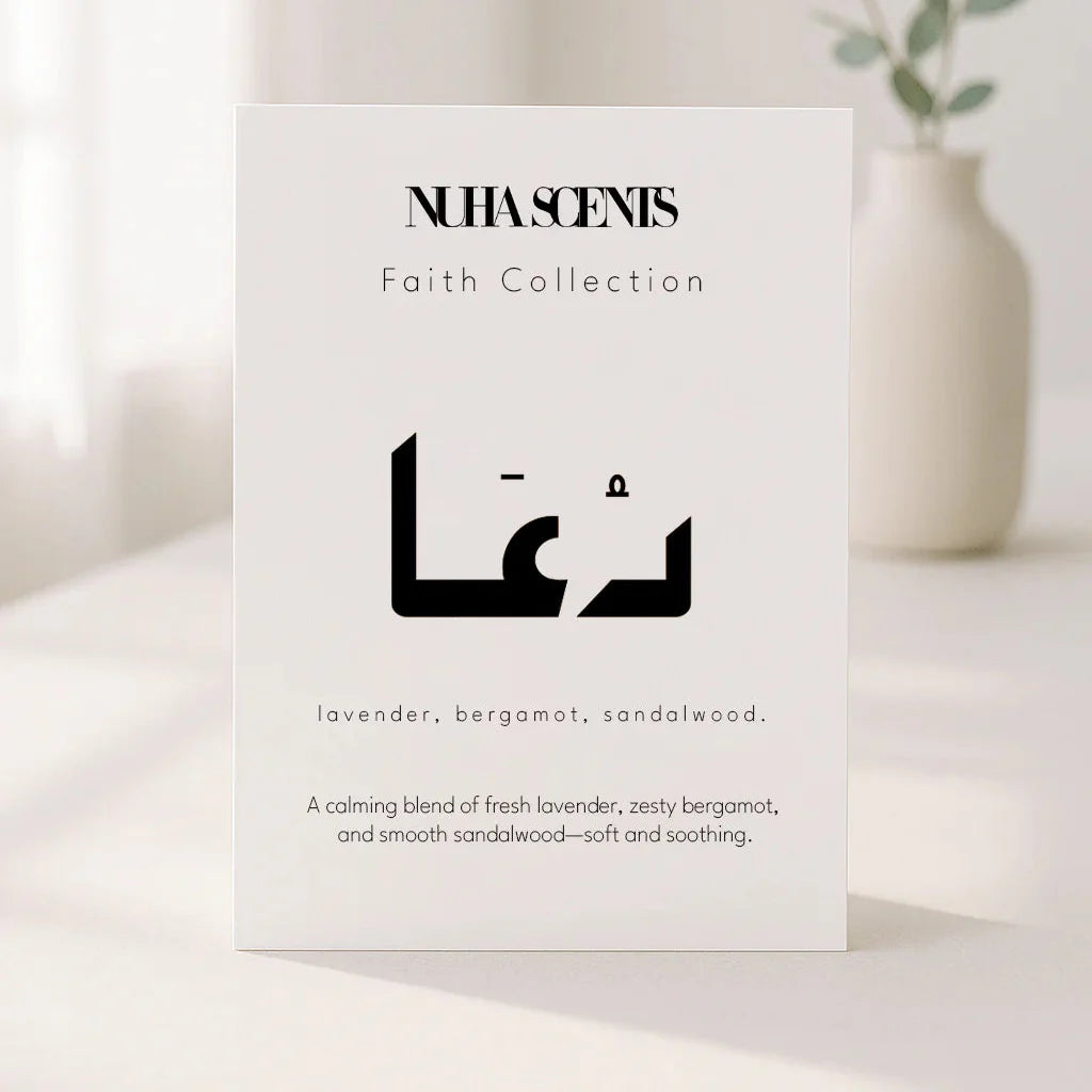 Nuha Scents Faith Collection Scented Candle 180gm in Pakistan