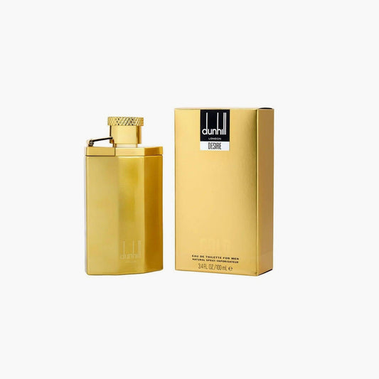Dunhill Desire Gold Eau de Toilette 100ml Bottle and Box