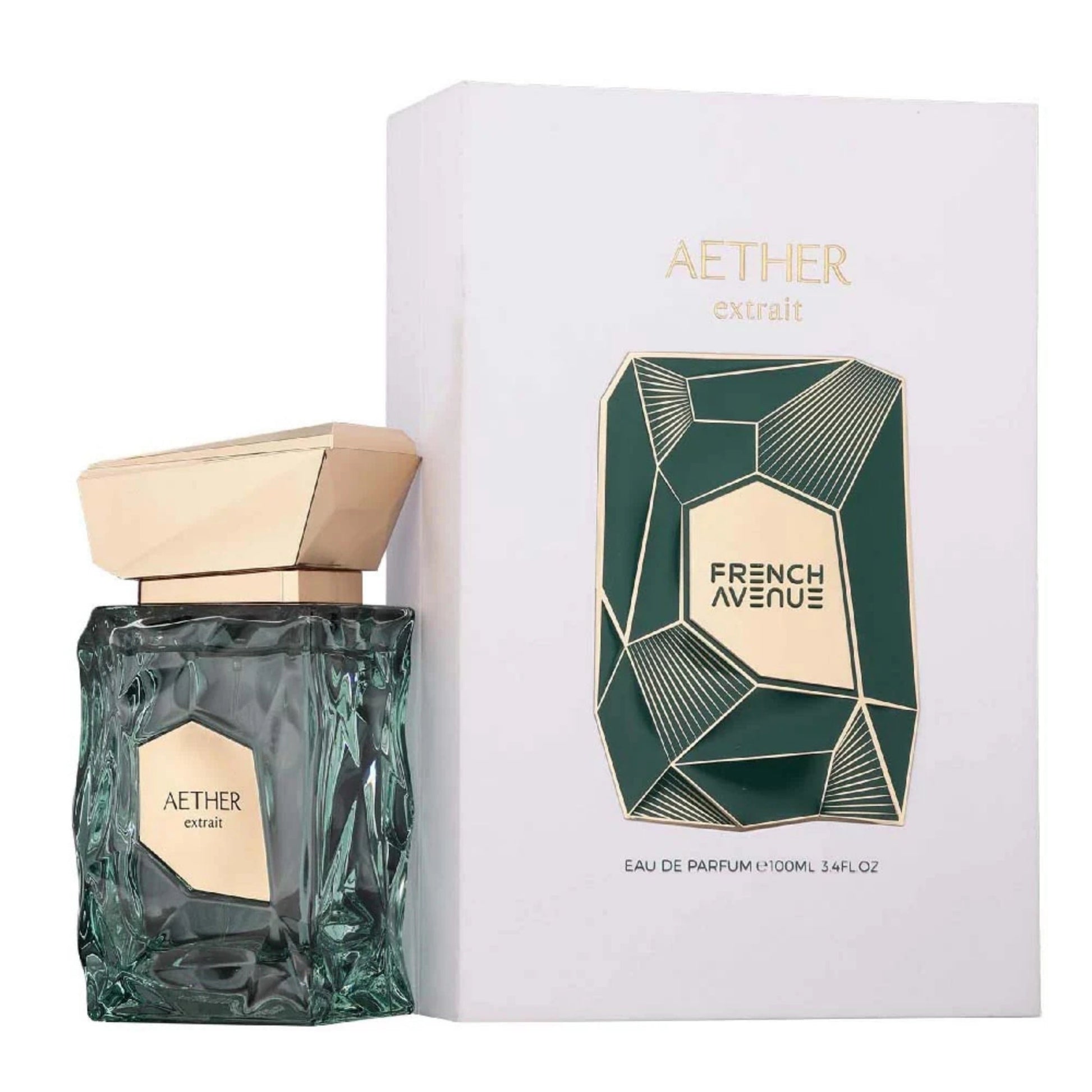 French Avenue Aether Extrait De Parfum For Men 100ml Bottle and Packaging