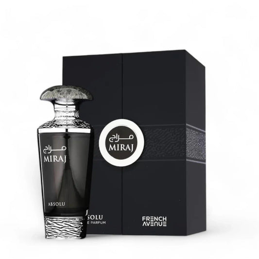 French Avenue Miraj Absolu Eau De Parfum For Women 100ml Bottle and Packaging