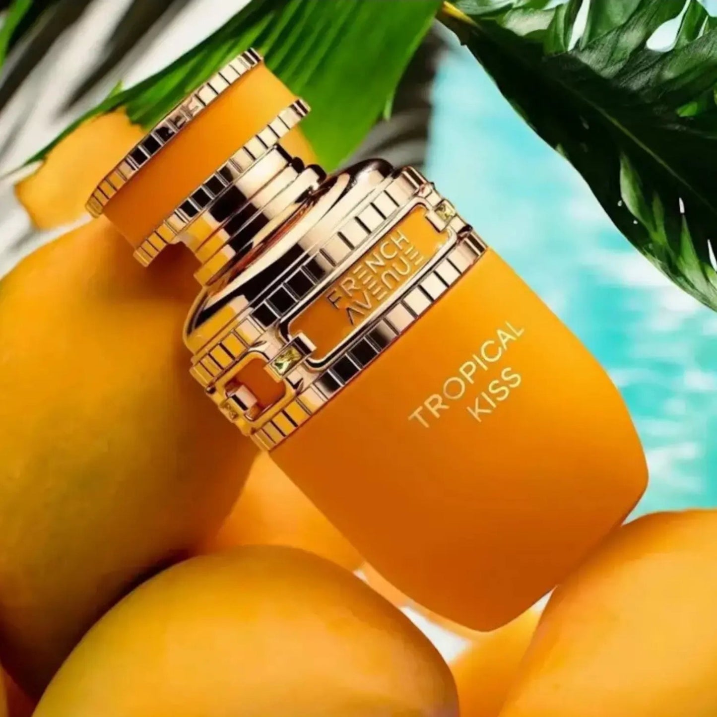 French Avenue Tropical Kiss Eau De Parfum For Women 80ml Bottle and Packaging