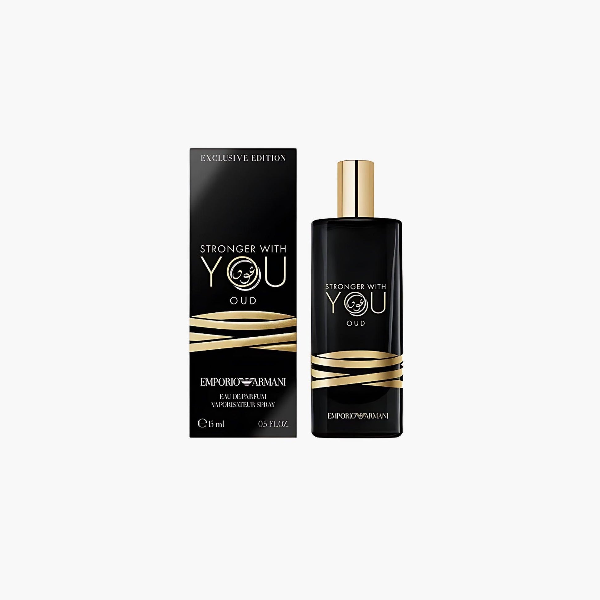 Giorgio Armani Emporio Armani Stronger With You Oud EDP 15ml Bottle and Box