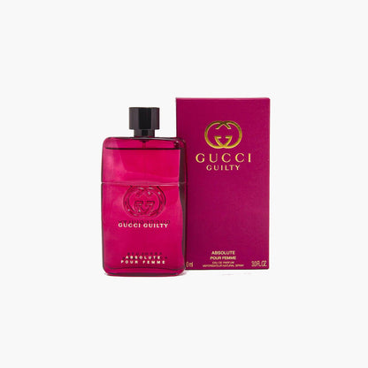 Gucci Guilty Absolute Pour Femme Eau de Parfum 90ml Bottle and Box