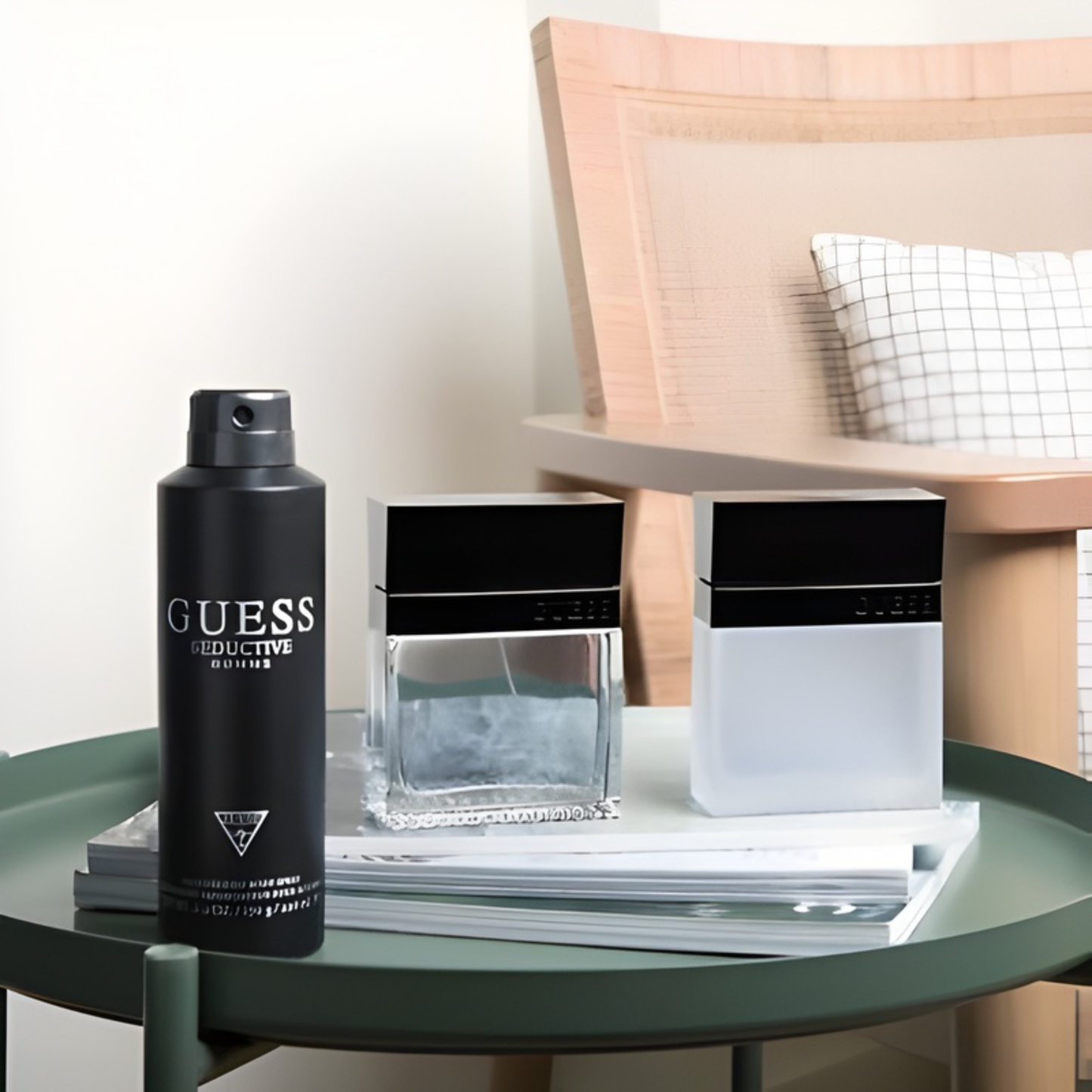 Guess Seductive 4 Piece Gift Set For Men Fragrance Notes and Details