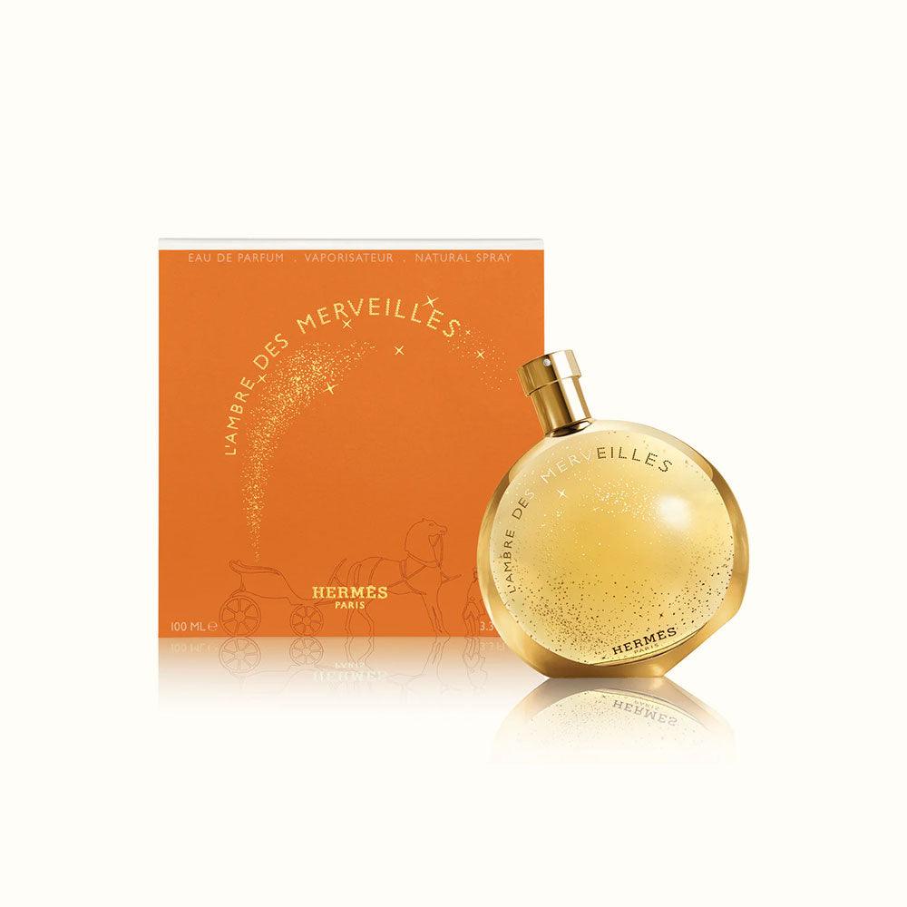 Hermes LAmbre Des Merveilles Eau de Parfum 100ml Bottle and Box