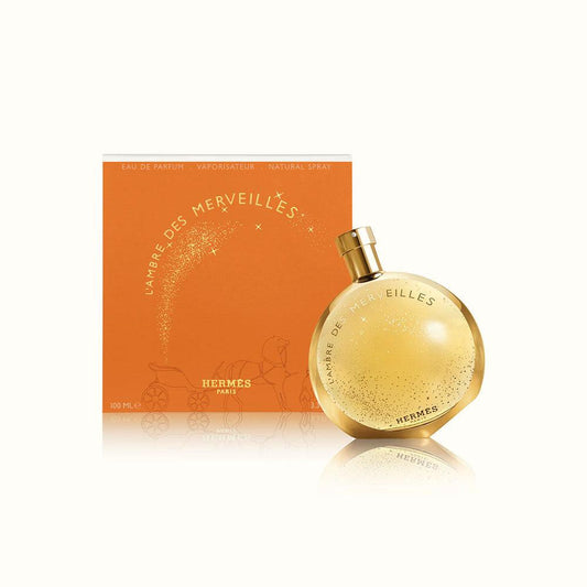 Hermes LAmbre Des Merveilles Eau de Parfum 100ml Bottle and Box