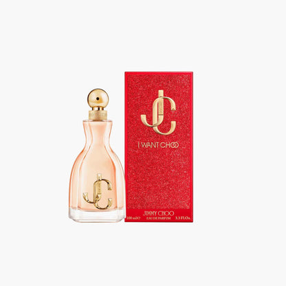 Jimmy Choo I Want Choo Eau de Parfum 100ml Bottle and Box