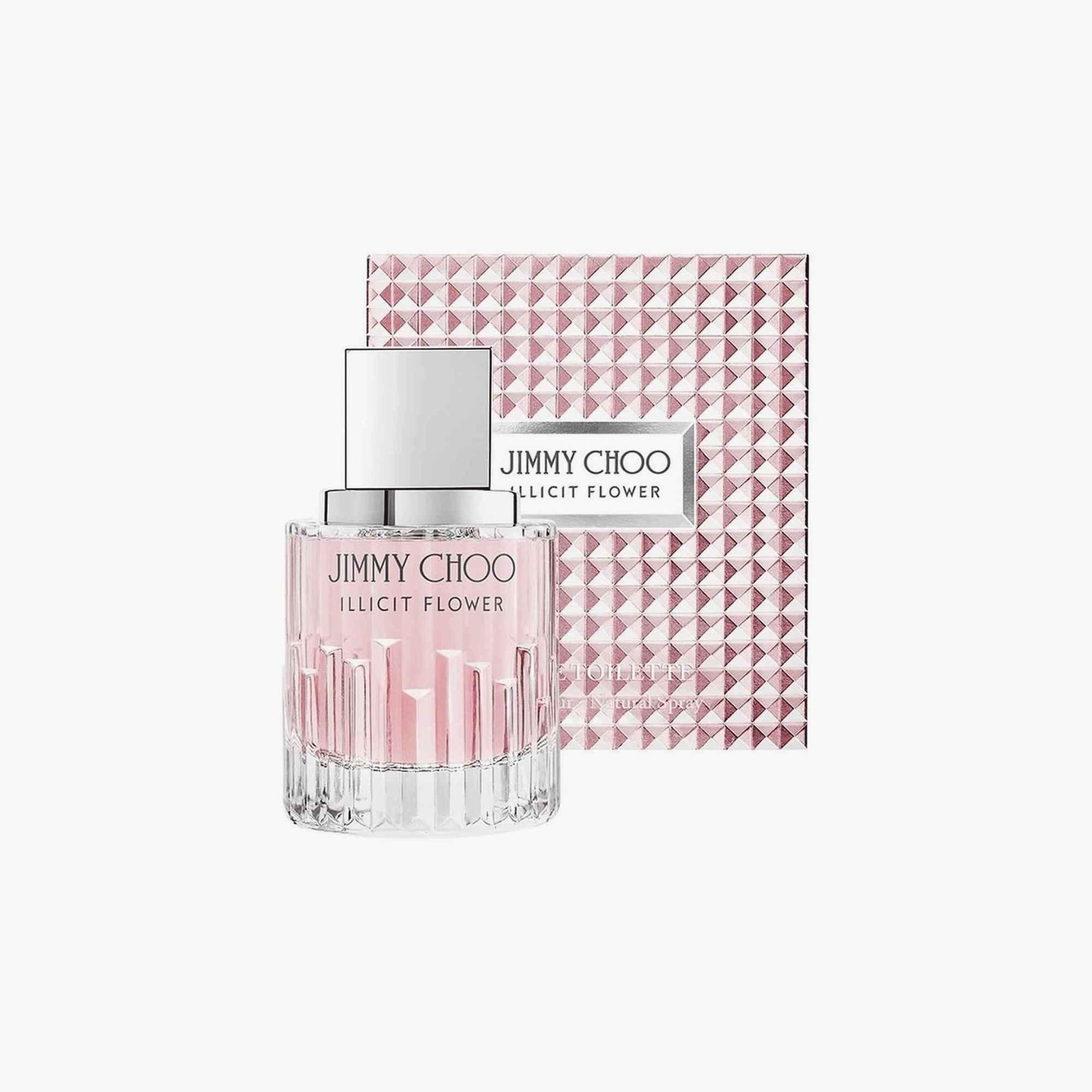 Jimmy Choo Illicit Flower Eau de Toilette 100ml Bottle and Box
