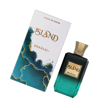 Khadlaj Island Extrait De Parfum Unisex 100ml Close-Up View