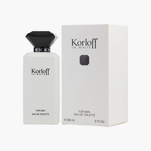 korloff in white eau de toilette for men 88ml review