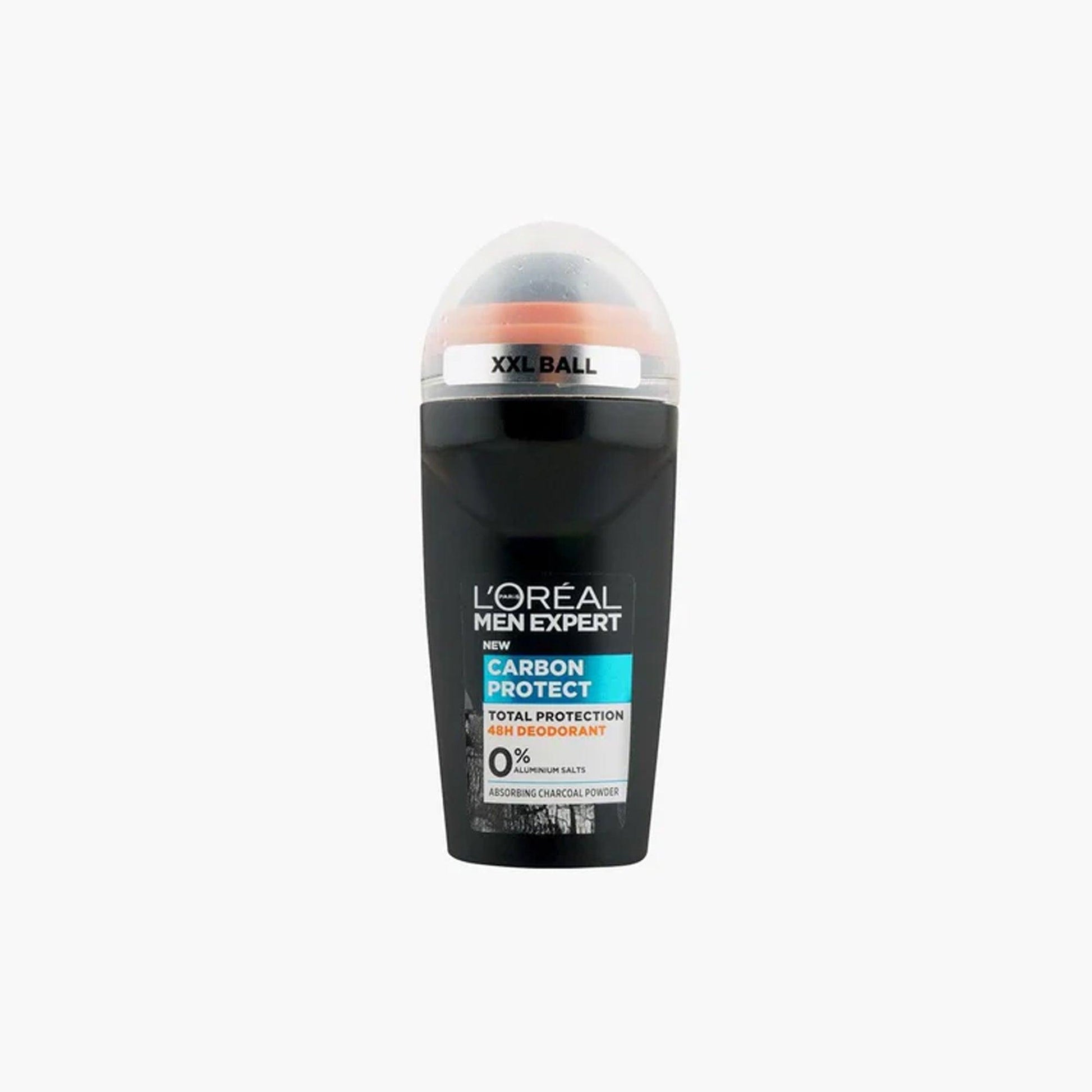LOreal Paris Expert Carbon Protect Total Protection 48H Deodorant Roll-On 50ml Bottle