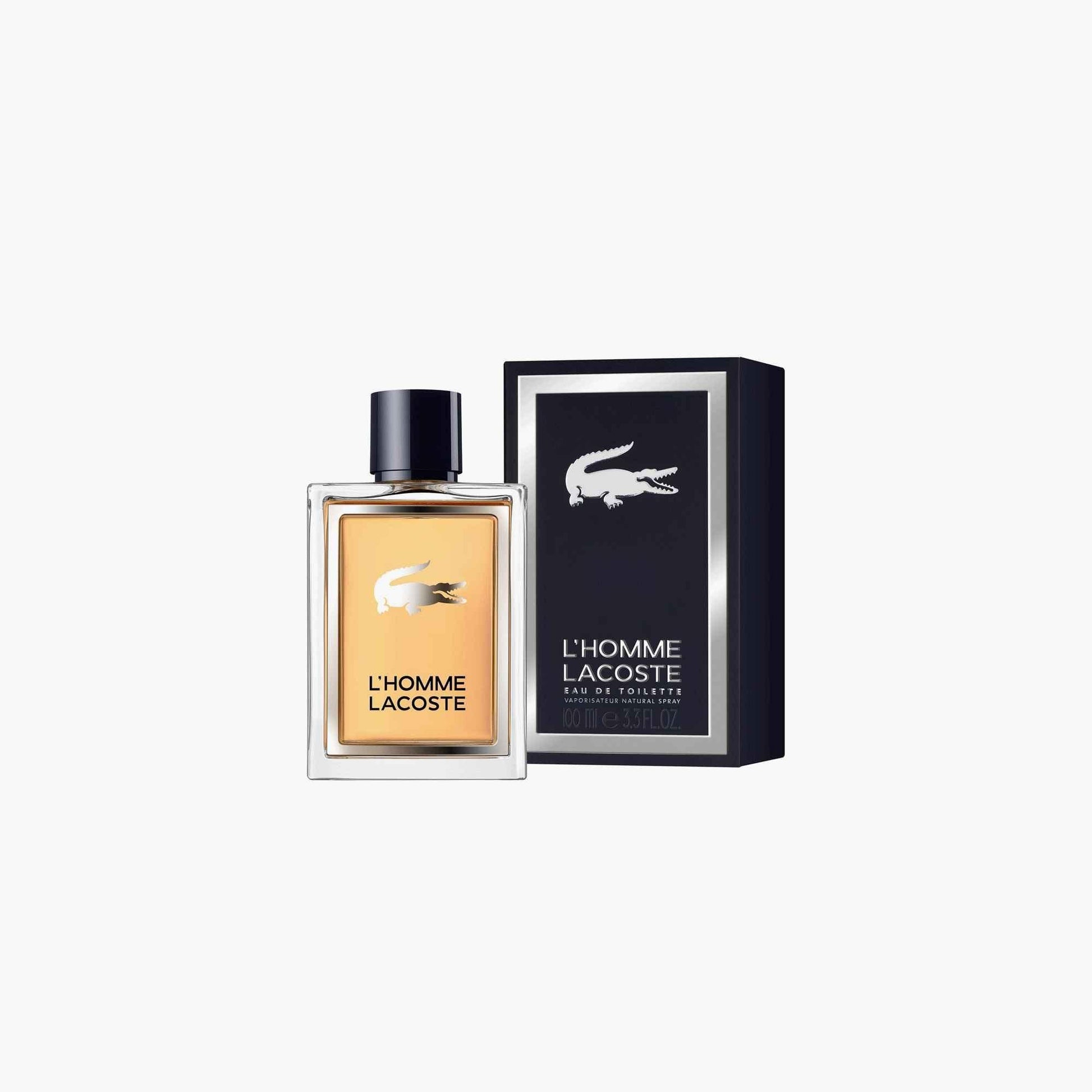 Lacoste L Homme Eau de Toilette 100ml Bottle and Box