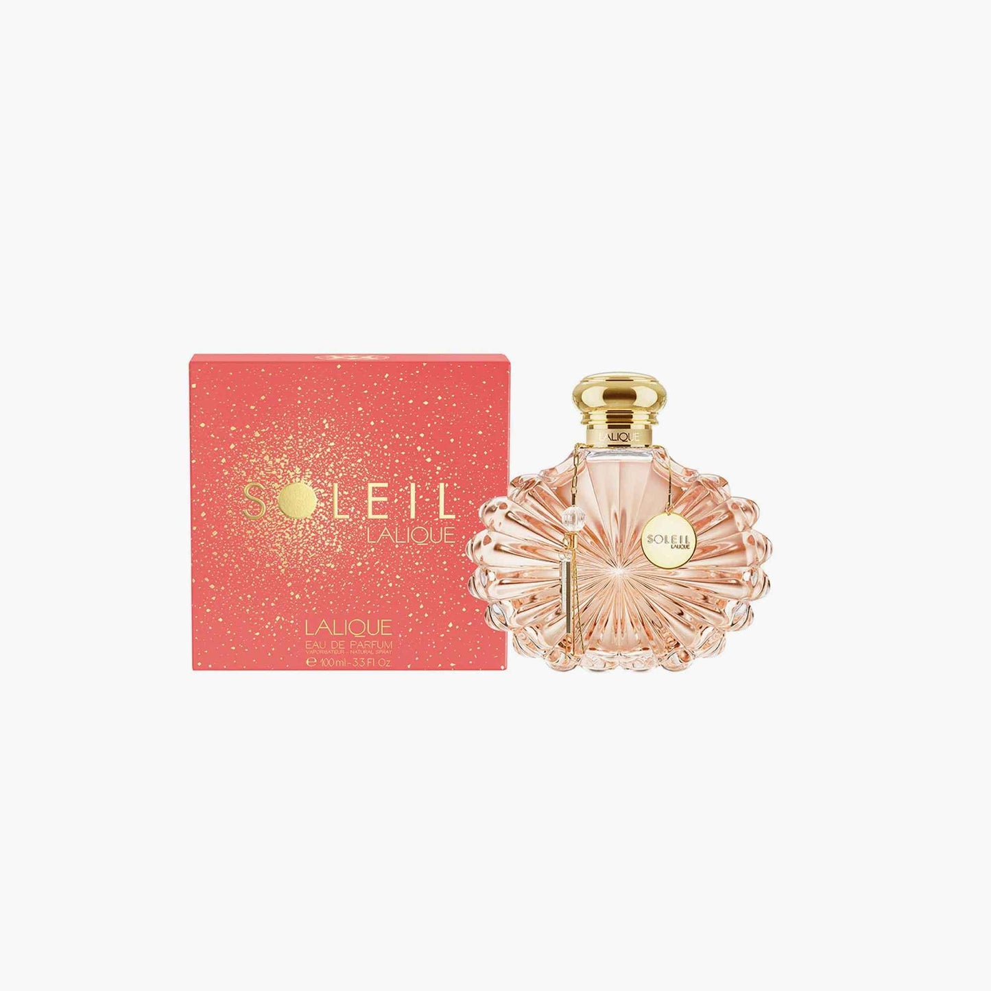 Lalique Soleil Eau de Parfum 100ml Bottle and Box