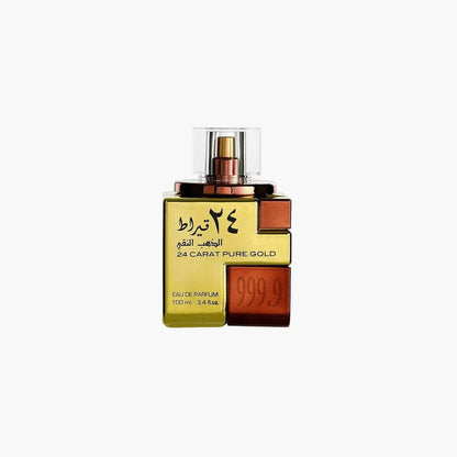 Lattafa 24 Carat Pure Gold Eau De Parfum 100ml Bottle